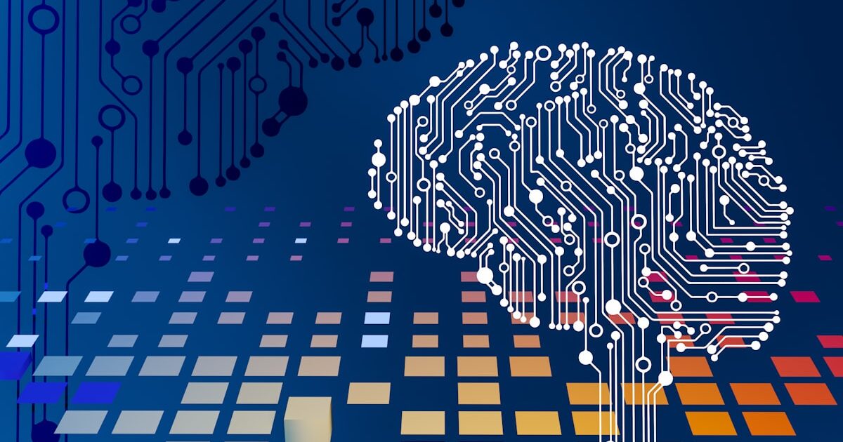 Generative AI neural network visualization representing enterprise AI transformation