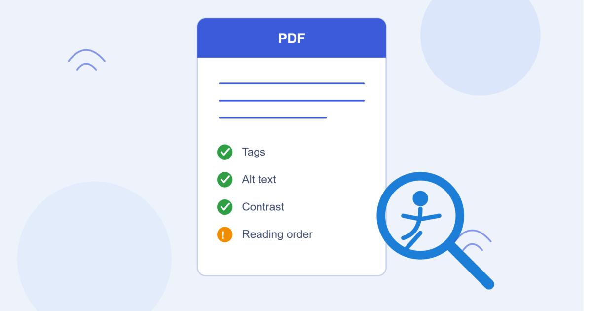 how to check if a PDF is accessible